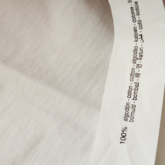 Zara oversized white print tee Size M - Picture 6 of 7